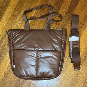 Limited edition BEIS expandable tote in maple